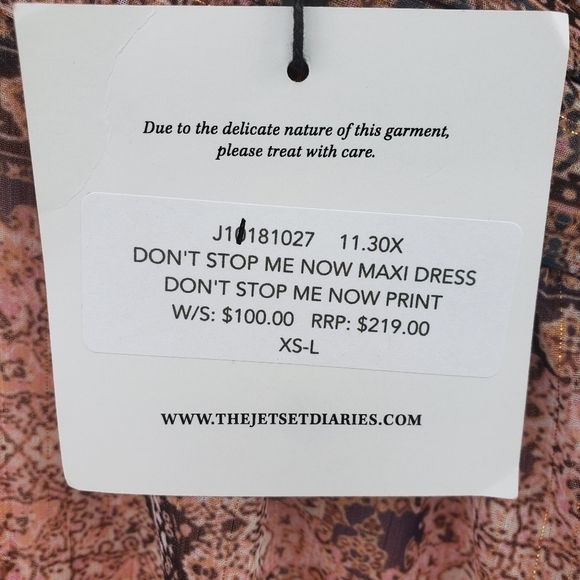 The Jetset Diaries Brown Gold Don’t Stop Me Now Halter Neck Chiffon Maxi Dress - Picture 6 of 14
